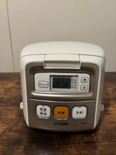 【受渡し決定】炊飯器、tiger、3号炊き、引越し、新生活、1人用炊飯器