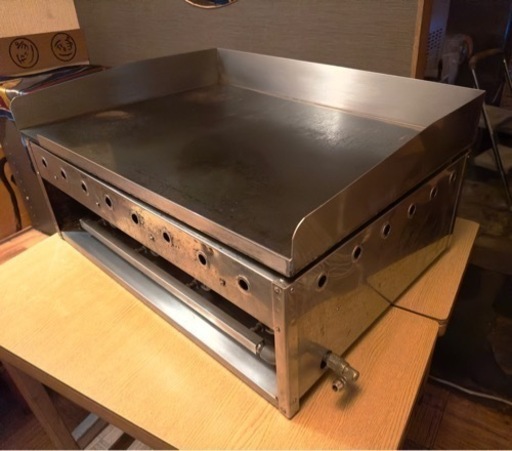 (中古) 極厚９ミリ鉄板焼き器　グリドル