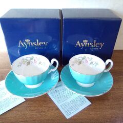 Aynsley ワイルドチューダー　ティーカップ＆ソーサー オー...
