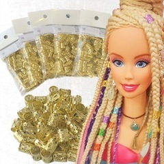 【新品】ヘアジュエリー　ビーズ　ドレッドカフ　コーンロウ　ブレイ...
