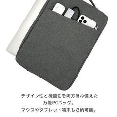 新品未開封/パソコンPC/ケース/鞄/バッグ/15.6インチ/ダークグレーの画像