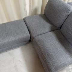 2人掛けソファ&オットマンの画像