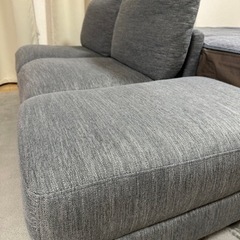 2人掛けソファ&オットマンの画像