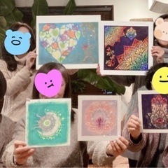 パステル曼荼羅教室の画像