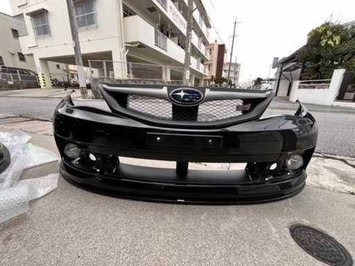 スバル インプレッサ WRX STI GRB 前期フロントバンパー&フロントリップ