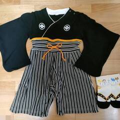 (生後100日)ベビー服＆木製飾