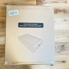 エアーベッド 新品未使用 自動拡張式 シングル 来客用 災害用 車中泊の画像