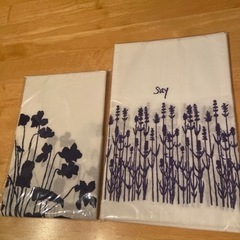 受付終了
⭐︎新品未使用⭐︎野の花手拭い2枚の画像