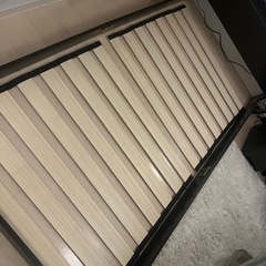 ロータイプベッドフレーム　シングル　ブラウンの画像