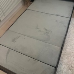 ロータイプベッドフレーム　シングル　ブラウンの画像