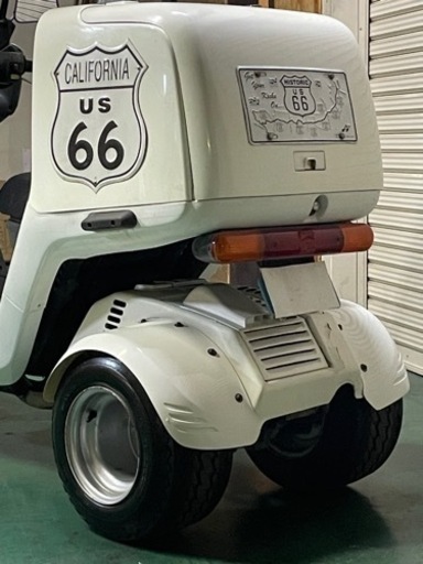 【御成約有難う御座いました】☆消耗品OK!2スト最終ジャイロキャノピーワゴンミニカー改 ワイドホイル&オ-バ-フェンダ-&純正鍵付ワゴンBOX!ノ-ヘルOK!