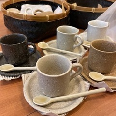陶器エスプレッソカップセットの画像