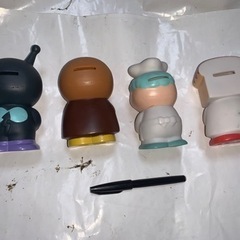 アンパンマン　貯金箱　非売品　信用金庫　4体セットの画像