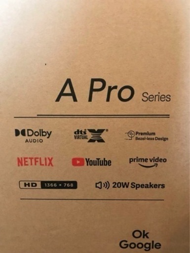 【早い者勝ち】xiaomi TV A Pro32   シャオミ　チューナーレス液晶テレビ