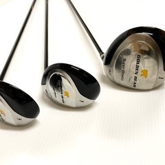 【SOLD OUT！】◆GOLDEN BEAR◆ゴルフクラブ フルセット＋ キャディバッグ＋豪華付属品の画像