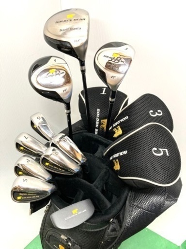 【SOLD OUT！】◆GOLDEN BEAR◆ゴルフクラブ フルセット＋ キャディバッグ＋豪華付属品
