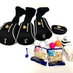 【SOLD OUT！】◆GOLDEN BEAR◆ゴルフクラブ フルセット＋ キャディバッグ＋豪華付属品の画像