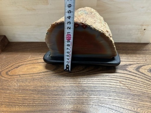 赤瑪瑙　台座付き