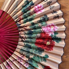 大扇子  飾り物  の画像