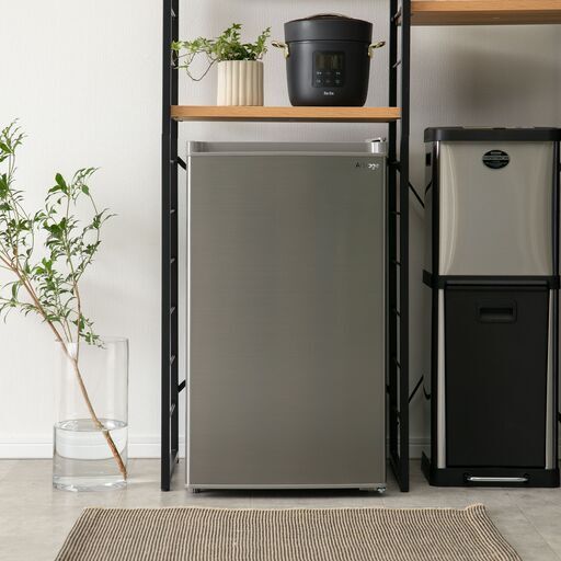 【クリーニング済】A-stage 1ドア冷凍庫 60L シルバー