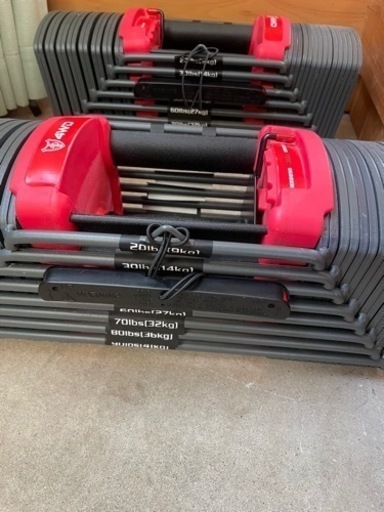 可変式ダンベル　マックス40kg  使用半年未満