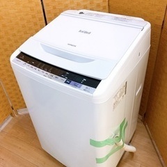 【引取】HITACHI 日立 BW-V80B 8.0kg 2017年製 全自動洗濯機