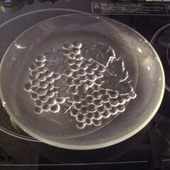 ガラス皿　サイズ　22.5ｃｍの画像