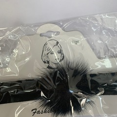 チョーカー ドレス 私服にもOK ★ 定価　1,000円 新品未開封 ★ ボンボン 黒 ブラックの画像