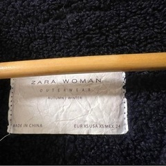 ZARA ボアコート ムートンコート チェスターコートの画像