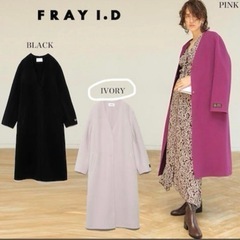 FRAY I.D フレイアイディー リバーコート ノーカラーコー...