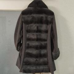 【新品未使用品】カシミヤ100%、ミンクコートの画像