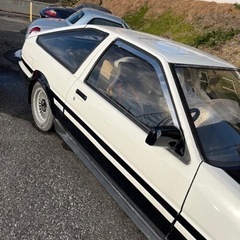 AE86 トレノ　パンダ　マニュアル　イニシャルDの画像