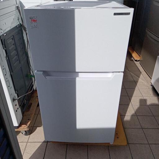 ★【ヤマダ電機】2ドア冷蔵庫　2020年製87L(YRZ-C09H1)【3ヶ月保証付き★送料に設置込み】自社配送時代引き可※現金、クレジット、スマホ決済対応※