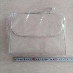 【新品未使用】合皮白バックの画像