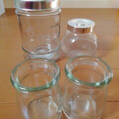 瓶　ガラス　木箱　小物入れ　まとめての画像