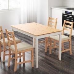 ikea ダイニングテーブル LERHAMN 22709 (taka0073) 江東の