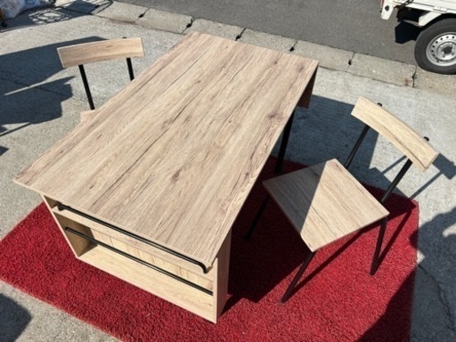 ☆m9 【美品】伸長式　ダイニングセット