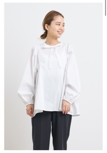 yori サイドギャザーブラウス　36