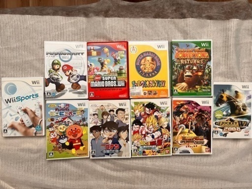 WII 本体　ソフト10本