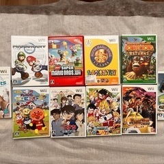 WII 本体　ソフト10本の画像