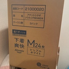 大人用紙パンツ　Mサイズ　1ケース