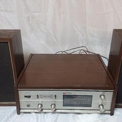 日立 レコードプレーヤー(カセットプレーヤー差し上げた方に一緒に...