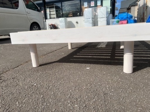 美原店　② シングルベッド　マットレス付き　スノコベッド　高さ2タイプ