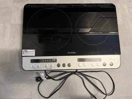 アイリスオーヤマ　２口IHクッキングヒーター