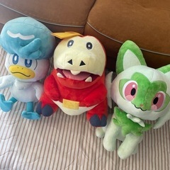 ポケモンセンター　等身大ぬいぐるみ　3体セット