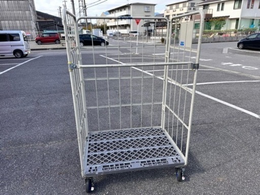 かご台車　幅110 奥80 高さ170cm