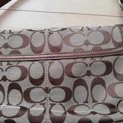 コーチ　COACH　ハンドバッグ　冠婚葬祭　シグネチャーの画像