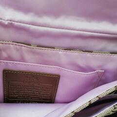 コーチ　COACH　ハンドバッグ　冠婚葬祭　シグネチャーの画像