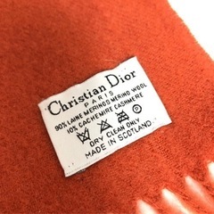 Dior バイカラマフラー の画像