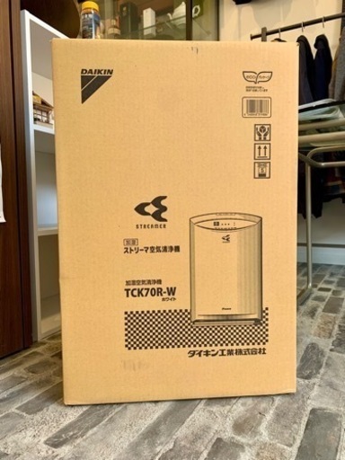 未開封 未使用品 ダイキン 加湿ストリーマ空気清浄機 TCK70R-W